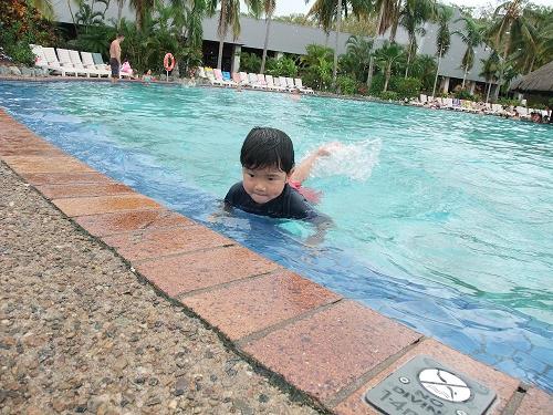 swimming